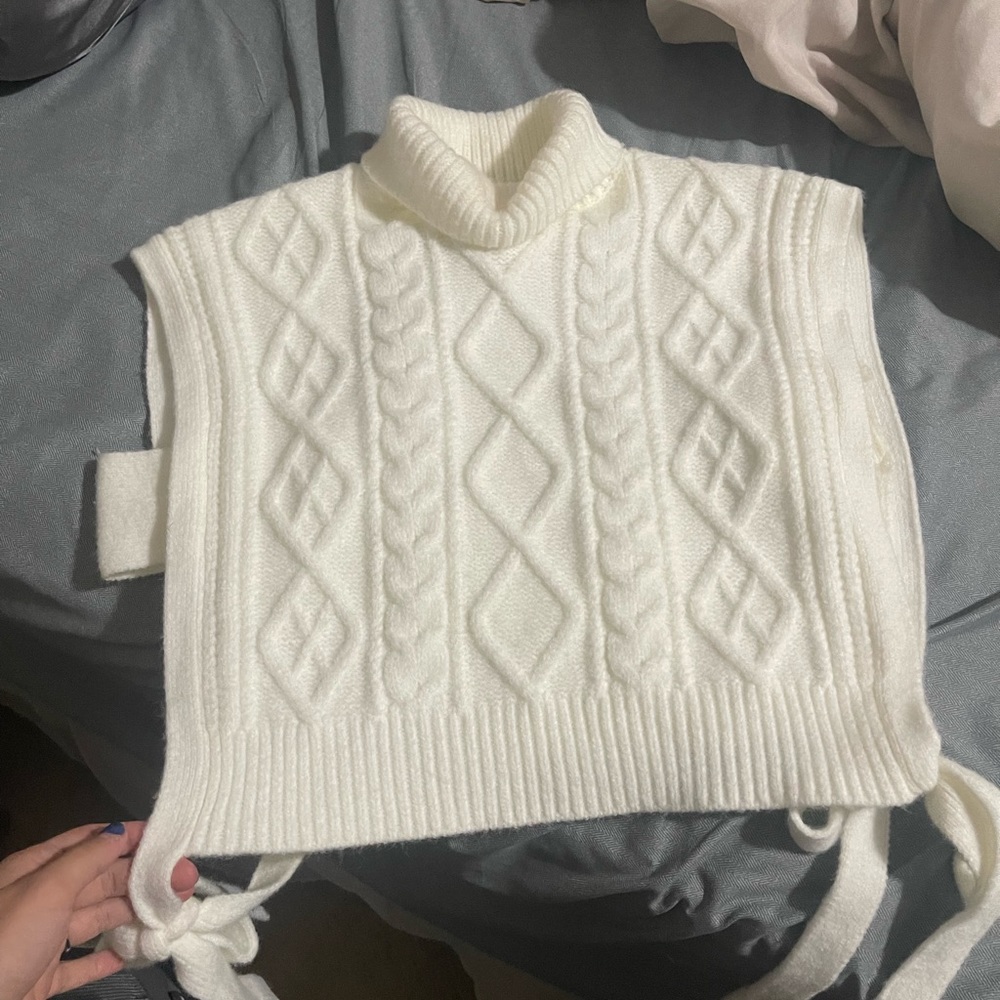 White Turtleneck Sweater